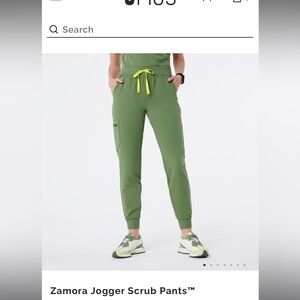 Figs scrub pants!! Color Fern!! Zamora joggers size medium petite!! Never worn!!